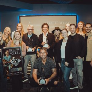 Big Machine Label Group Celebrates Brett Young's RIAA Diamond