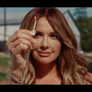 Carly Pearce "truck on fire" music video still